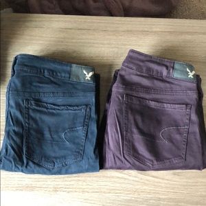 American Eagle Color Jeans Bundle